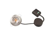 Lamper - Scan Products Claudia innbyggingsspot, 4,5W LED 3000K, børstet aluminium - 10162