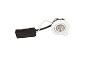 Lamper - Scan Products Luna lp 230v dimmable flicker free 6.2w 4000k cri95 ip44 matt white round - 10121
