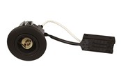 Lamper - Scan Products Luna quick install 230v gu10 ip44 matt black round - 10005
