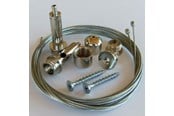 Tilbehør (fester, stikkontakter osv.) - Teknisk Belysnings Industri Wire suspension set complet 2m - 433A0119