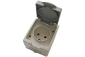 Switch - Elworks Outlet ip54 grey - 9-811-0