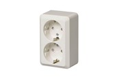 Switch - ABB Socket outlet schuko 2-g screwless term - 2TKA000994G1