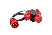CEE-materiell - Elworks Cee compact distribution box 400v/16a 3 out - 9-956-4