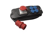 CEE-materiell - Elworks Cee/dk compact distribution box 400v/16a + 4 dk - 9-956-2