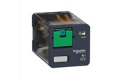 Komponenter for switchboxes og skap - Schneider Electric Plug-in relay 10a 3c/o 24vdc with led and test button - RUMC32BD