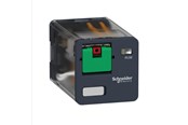Komponenter for switchboxes og skap - Schneider Electric Plug-in relay 10a 3c/o 230vac with test button - RUMC31P7