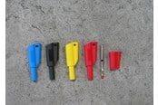 Instrumenter - Elma Instruments Safety banana plug - 1076 red - 5703317459503