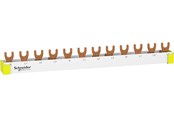 Komponenter for switchboxes og skap - Schneider Electric Comb busbar 4p 63a 12mod. - R9XFH412