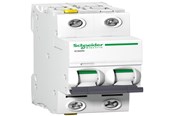 Komponenter for switchboxes og skap - Schneider Electric Acti9 ic60n 2p 16a d  circuit b - A9F05216