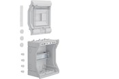 Switchboxes og skap - Hager Enclosure 6 module 1 row ip65 - VE106N