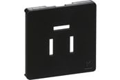 Socketer & bokser - LK fuga cover for telefonoutlet 3-pol 1 modul dark grey - 530D8126