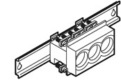 Switchboxes og skap - LK fuse holder d02 3-pole of im p - 169A0418