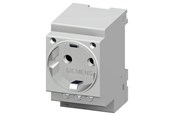 Komponenter for switchboxes og skap - Siemens Schuko socket 16a 3-pole 5te6800 - 5TE6800