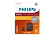 Minnekort - Philips FM32MP45B - flash memory card - 32 GB - microSDHC UHS-I - FM32MP45B/00