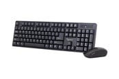 Tastatur - Gembird KBS-W-01 - keyboard and mouse set - US - black - Tastatur & Mussett - Engelsk (USA) - Svart - KBS-W-01