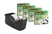 Tape & Lim - 3M Table Dispenser C60 +4 pcs. 19mmx33m black - FT510110628