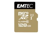 Minnekort - Emtec Gold+ - ECMSDM128GXC10GP