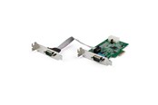 Nettverksadapter - StarTech.com PEX2S953LP 2-Port RS232 Serial Adapter Card 16950 UART PCIe - PEX2S953LP