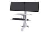 Skjermholder - Ergotron WorkFit-S Dual Workstation with Worksurface Standing Desk - 33-349-211