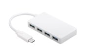 USB-hub - MicroConnect Connect - hub - 4 ports USB-hub - USB 3.2 - 4 porter - Hvit - USB3.1CUSB3