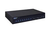 USB-hub - Digi AnywhereUSB 8 Plus USB-hub - USB 3.2 - 8 porter - Svart - AW08-G300