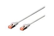 Nettverkskabel - DIGITUS CAT 6 S-FTP. Cu. LSZH AWG 27/7. 3 m. Grey - Grå - 3m - DK-1644-030