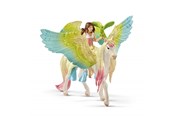 Schleich - Schleich Surah med glitterpegasus - 70566