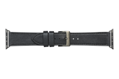 Smartklokke - Tilbehør - dbramante1928 Copenhagen - Watch Strap 44mm - Black/Space Grey - AW44BLSG1033