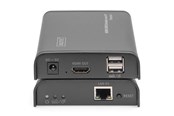 Repeater, forsterkere, bridges og transceivere - DIGITUS HDMI KVM Extender - 120 m - DS-55202
