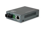 Repeater, forsterkere, bridges og transceivere - LevelOne FVT-1102 RJ45 to SC Fast Ethernet Media Converter Single-Mode Fiber 1310nm 20km - FVT-1102