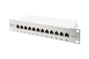 Tilbehør - DIGITUS DN-91612S-EA-G - patch panel - 1U - 10" - DN-91612S-EA-G