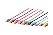 Nettverkskabel - DIGITUS patch cable - 5 m - black - Svart - 5m - DK-1644-050/BL