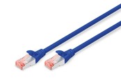Nettverkskabel - DIGITUS CAT 6 S-FTP Patch Cord - 5m - Blå - 5m - DK-1644-050/B