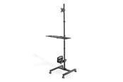 Skjermholder - DIGITUS Mobile Workstation (Monitor Mount PC Holder) - DA-90374