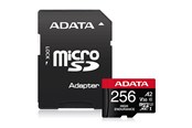 Minnekort - A-Data High Endurance MicroSD/SD - 100MB/s - 256GB - AUSDX256GUI3V30SHA2-RA1