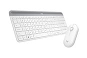 Tastatur - Logitech Slim Wireless Combo MK470 - Tastatur & Mussett - Tysk - Grå - 920-009189