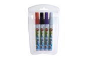 Skrive- & Tegneverktøy - Artline EPG-4/4W1 Glassboard Marker set White Black Viol - EP-4/4W