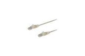 Nettverkskabel - StarTech.com 2m CAT6 Cable - Grey Slim CAT6 Patch Cord - Snagless - LSZH - patch cable - 2 m - grey - Grå - 2m - N6PAT200CMGRS