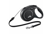 Hund - Flexi New CLASSIC M Leash 8 m black 20kg - FL-2825