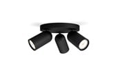 Lamper - Philips Pongee spot 3xGU10, svart - 915005531301
