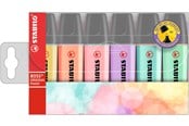 Skrive- & Tegneverktøy - STABILO BOSS Pastel highlighter set of 6 colors - 70/6-2