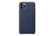 Mobil - Deksel og etui - Apple iPhone 11 Pro Max Leather Case - Blue - MX0G2ZM/A
