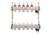Gulvvarme - Salus Floor heating manifold 7 slings with flowmeter - GVM-F 7