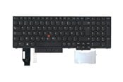 Tastatur - Lenovo Chicony - Bærbart tastatur - til utskifting - Belgisk - Svart - 01YP566
