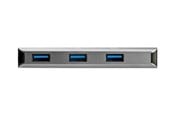 USB-hub - StarTech.com 3Pt USB-C Hub w/ SD Card Reader - 10Gbps - 3x USB-A & 1x USB-C - hub - 3 ports USB-hub - 3 porter - Grå - HB31C3ASDMB