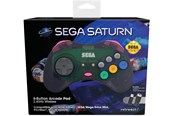 Spill - Tilbehør - Retro-Bit SEGA Saturn 2.4G M2 - Grey - Wired Controller - Sega Genesis - 7350002937297