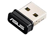 Nettverksadapter - ASUS USB-N10 NANO - USB 2.0 - 802.11b/g/n - 150 Mbps - 90IG05E0-MO0R00