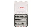 Freser - Bosch Sett med fresejern, 30 deler, blandet, 8 mm skaft 30-piece Mixed Application Router Bit Set. - 2607017475
