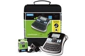 Etikettskriver - DYMO LabelManager 210D koffertsett, QWERTY Keyboard, med 12mm sort på hvit D1 tape - 2094492