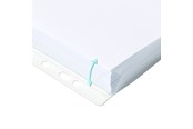 Lommer, Omslag & Registre - Oxford Stansede lommer pose med 10 A4 utvidbar uten klaff Pp 200 glatt klar - 100207012